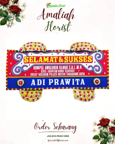 Karangan Bunga Ucapan Selamat di Sulanyah