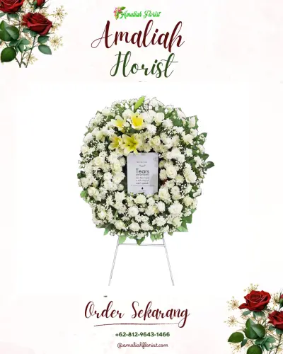 Krans Bunga Duka Cita di Sulanyah